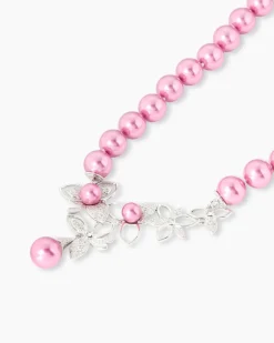 Collier mit MK-Perlen und Zirkonia