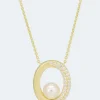 Collier mit MK-Perle und Zirkonia