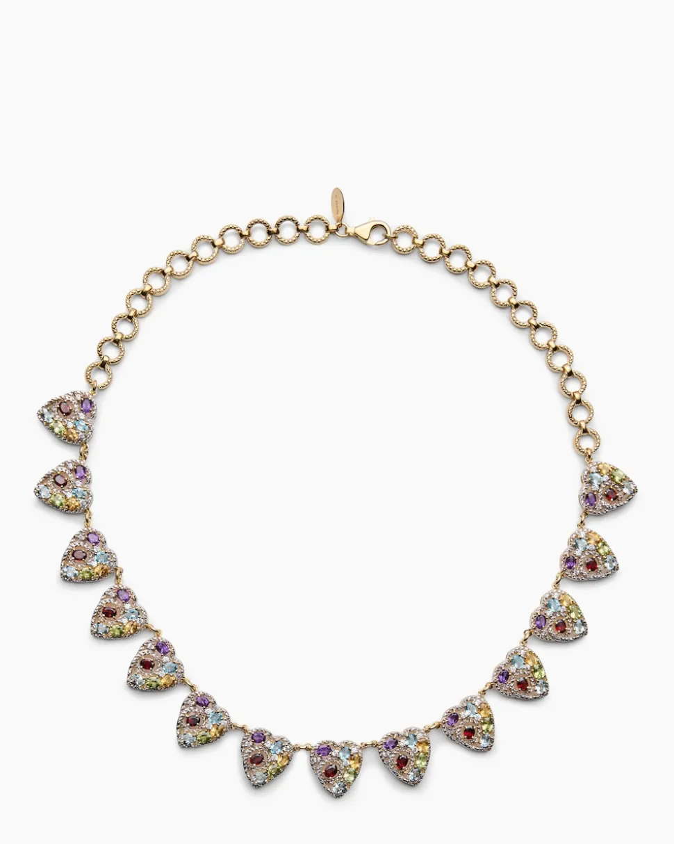 Collier mit Multi-Edelstein