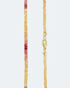 Collier mit Multi-Saphir