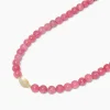 Collier mit Rhodonith