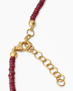Collier mit Rubin