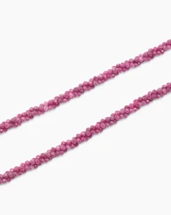 Collier mit Rubin oder Saphir