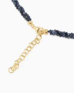 Collier mit Rubin oder Saphir