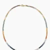 Collier mit Saphir
