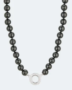 Collier MK-Perlen 10mm & Zirkonia