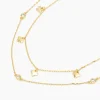 Collier-Set mit Zirkonia, 2tlg.