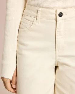 Color Denim weites Bein