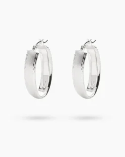 Creolen mit Diamantschnitten