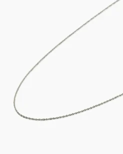 Criss Cross Kette aus Platin 950