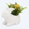Deko-Häschen mit LED-Blumen