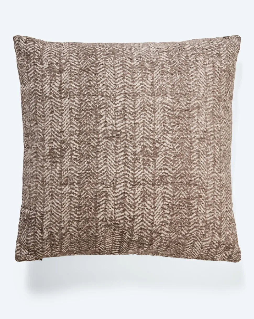 Dekokissen aus Chenille-Jacquard