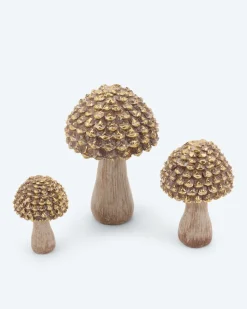 3 Deko-Pilze