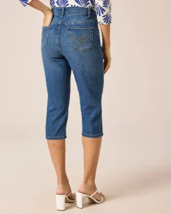 Denim Stretch 3/4-Hose