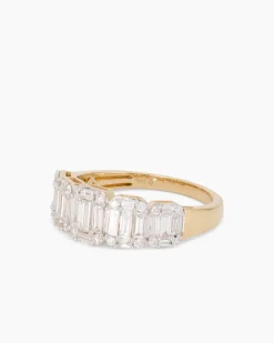 Diamant- & Brillantring ca. 1,00 ct