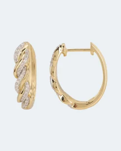 Diamant-Creolen 0,25 ct