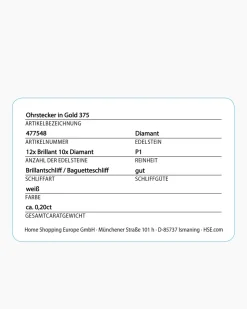 Diamant-Ohrstecker 0,20 ct