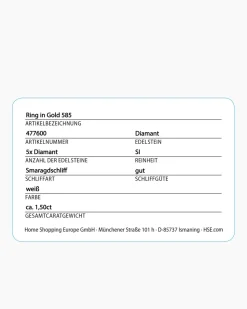 Diamantring 1,5 ct