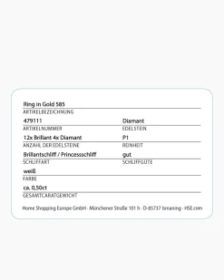 Diamantring 0,50 ct