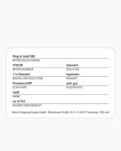 Diamantring 0,75 ct