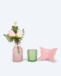 DIY Dekorations-Set Rosa-Grün