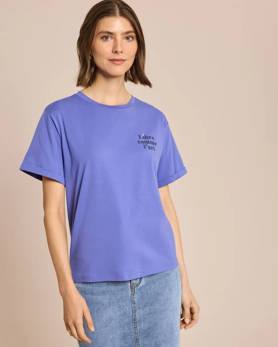 Doppelpack-Shirt mit Slogan