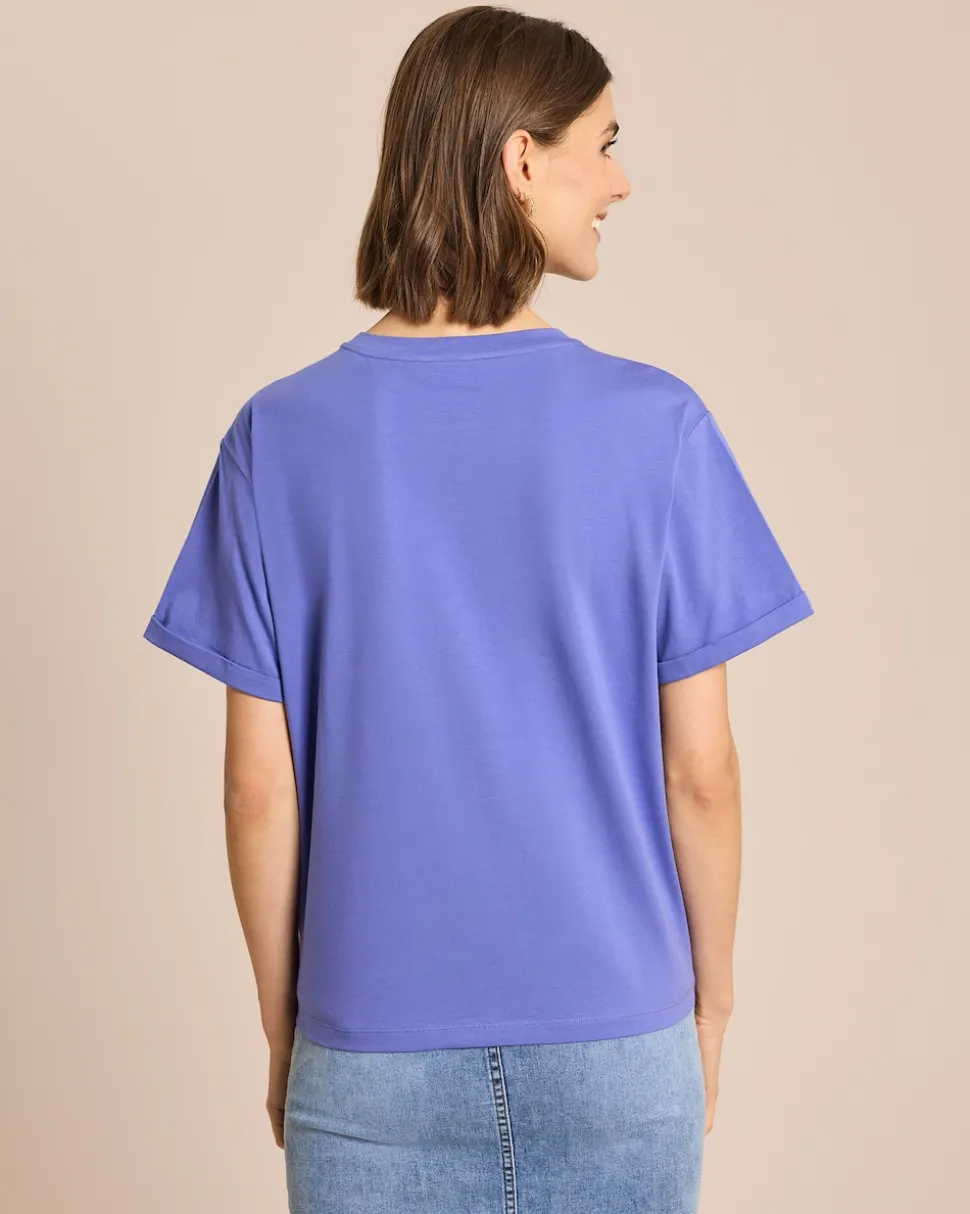 Doppelpack-Shirt mit Slogan