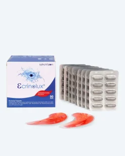 Ecrinolux® Augenkapseln, 90 St. mit Eyepatches gratis