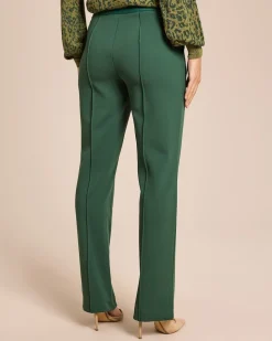 Elegante Hose mit Logo-Bund und Biese