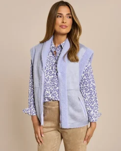 Faux Sherling Weste wendbar