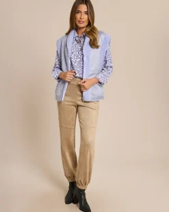 Faux Sherling Weste wendbar