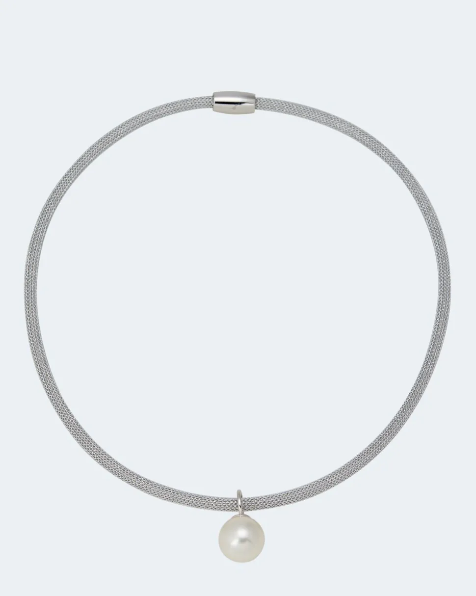 Flechtcollier mit MK-Perle 14 mm