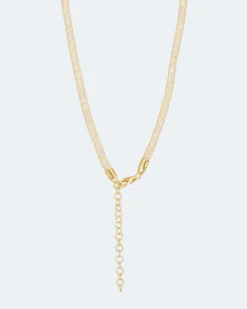 Flechtcollier mit Zirkonia