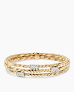 Flex-Armreif mit Brillanten ca. 0,50 ct