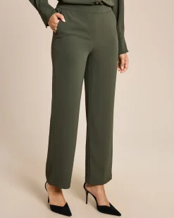 Fließende Hose mit geradem Bein