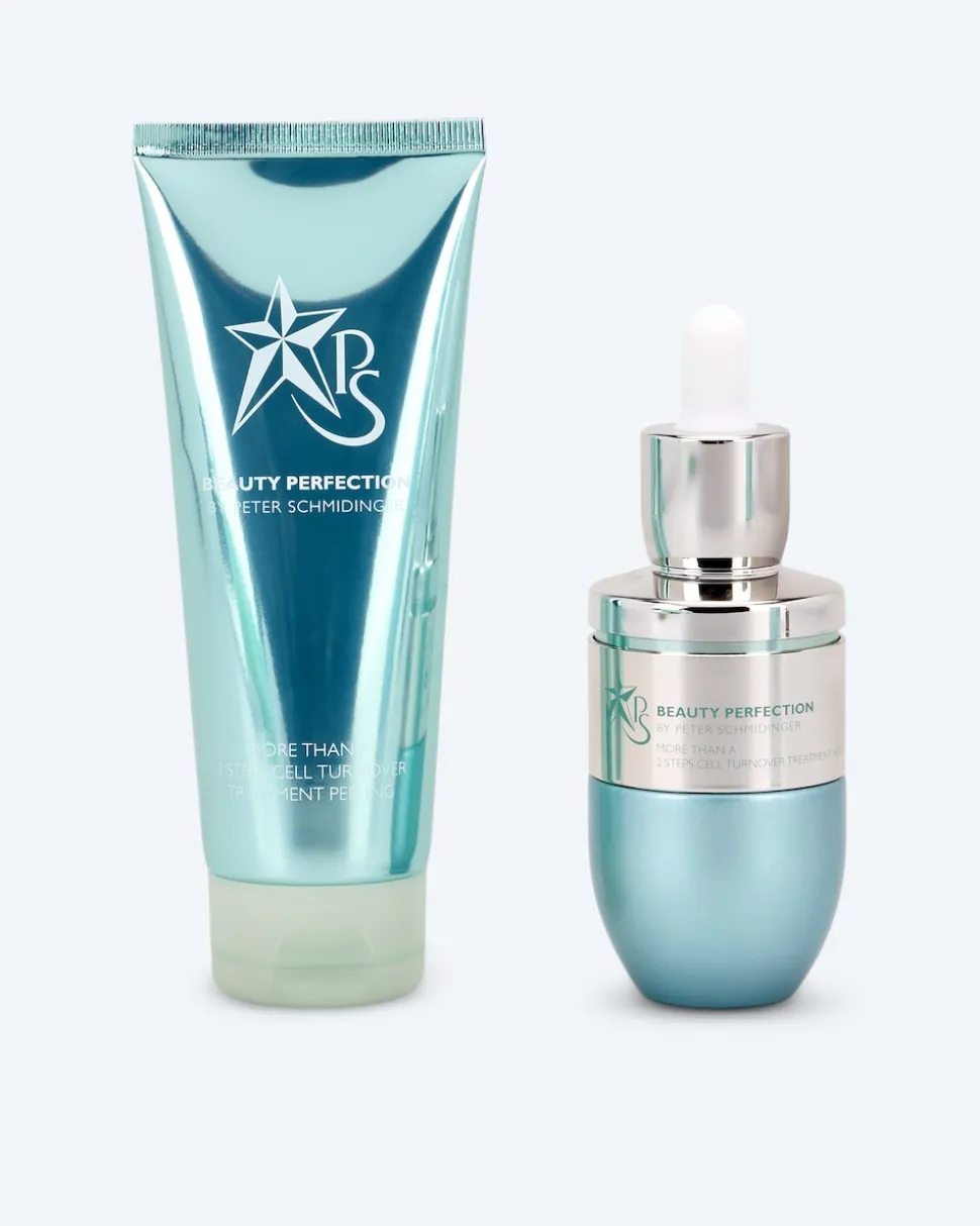 Gesichtspeeling und -serum