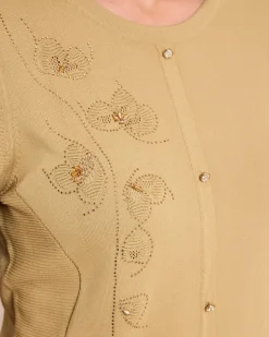 Glow Pullover Cardigan Optik
