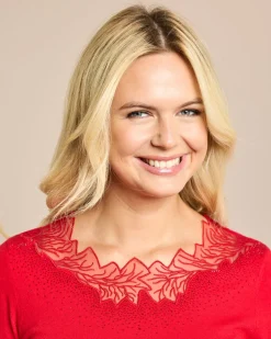 Glow Pullover Mesh-Ausschnitt