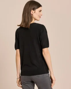 Halbarm-Pullover Cashmere Feeling