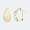 Halbcreolen in Gold 585
