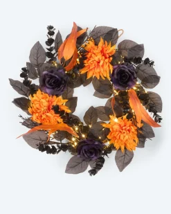 Halloween LED-Kranz
