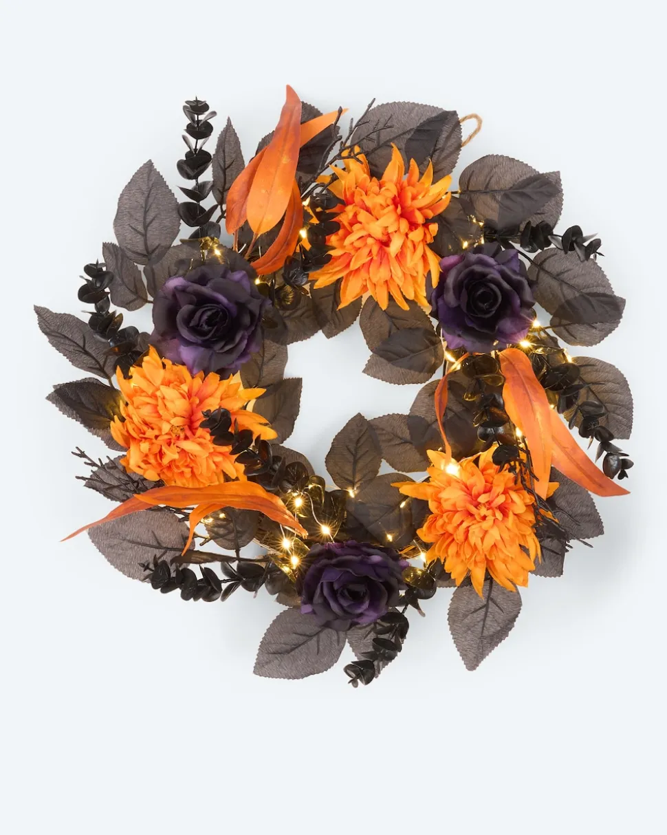Halloween LED-Kranz