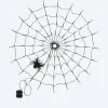 Halloween Outdoor LED-Lichterkette Spinnennetz