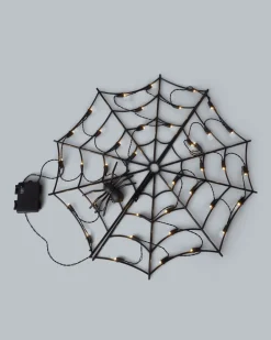 Halloween Outdoor-LED-Spinnennetz