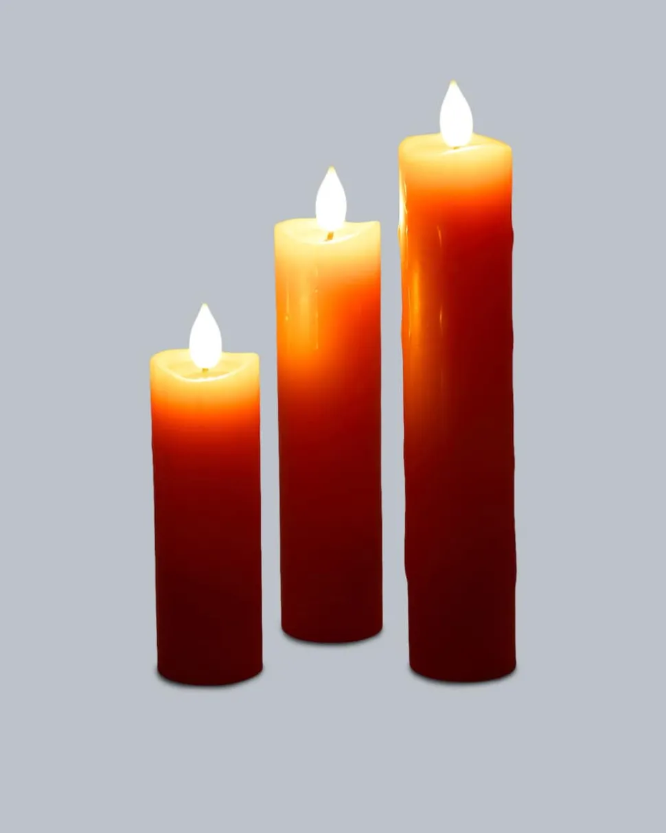 3 Halloween XL LED- Votivkerzen