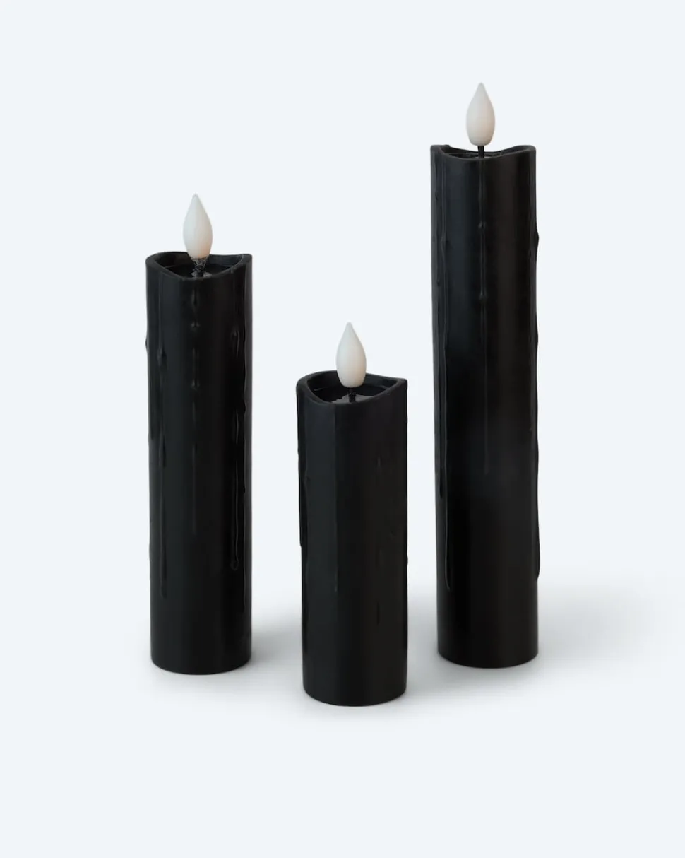 3 Halloween XL LED- Votivkerzen