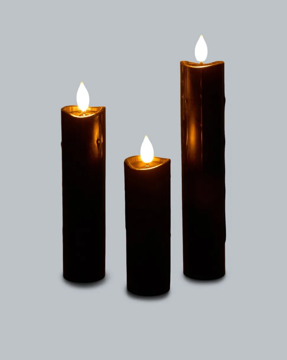 3 Halloween XL LED- Votivkerzen