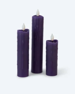 3 Halloween XL LED- Votivkerzen