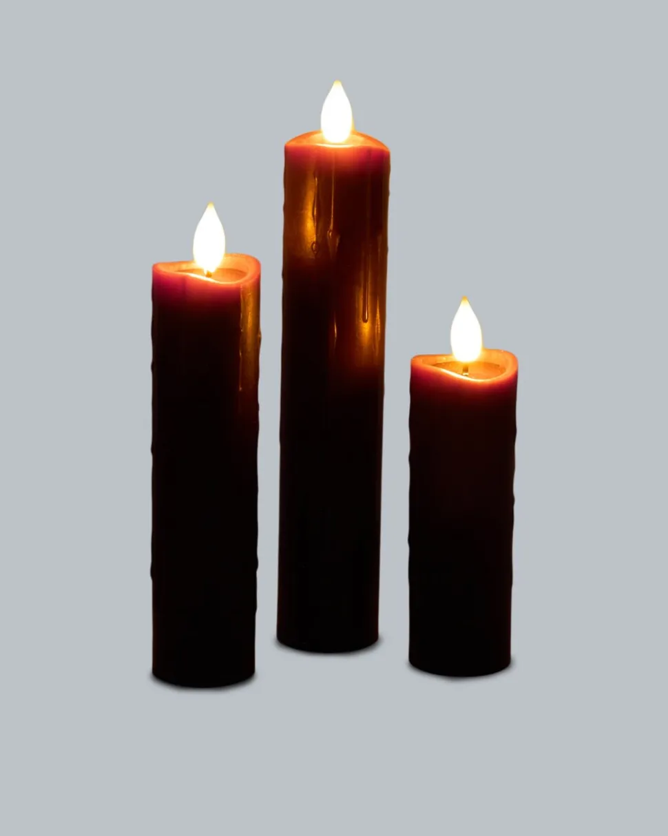 3 Halloween XL LED- Votivkerzen