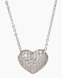 Herz-Collier mit Zirkonia